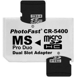 Adaptador Memory Stick Pro Duo 2 ranuras
